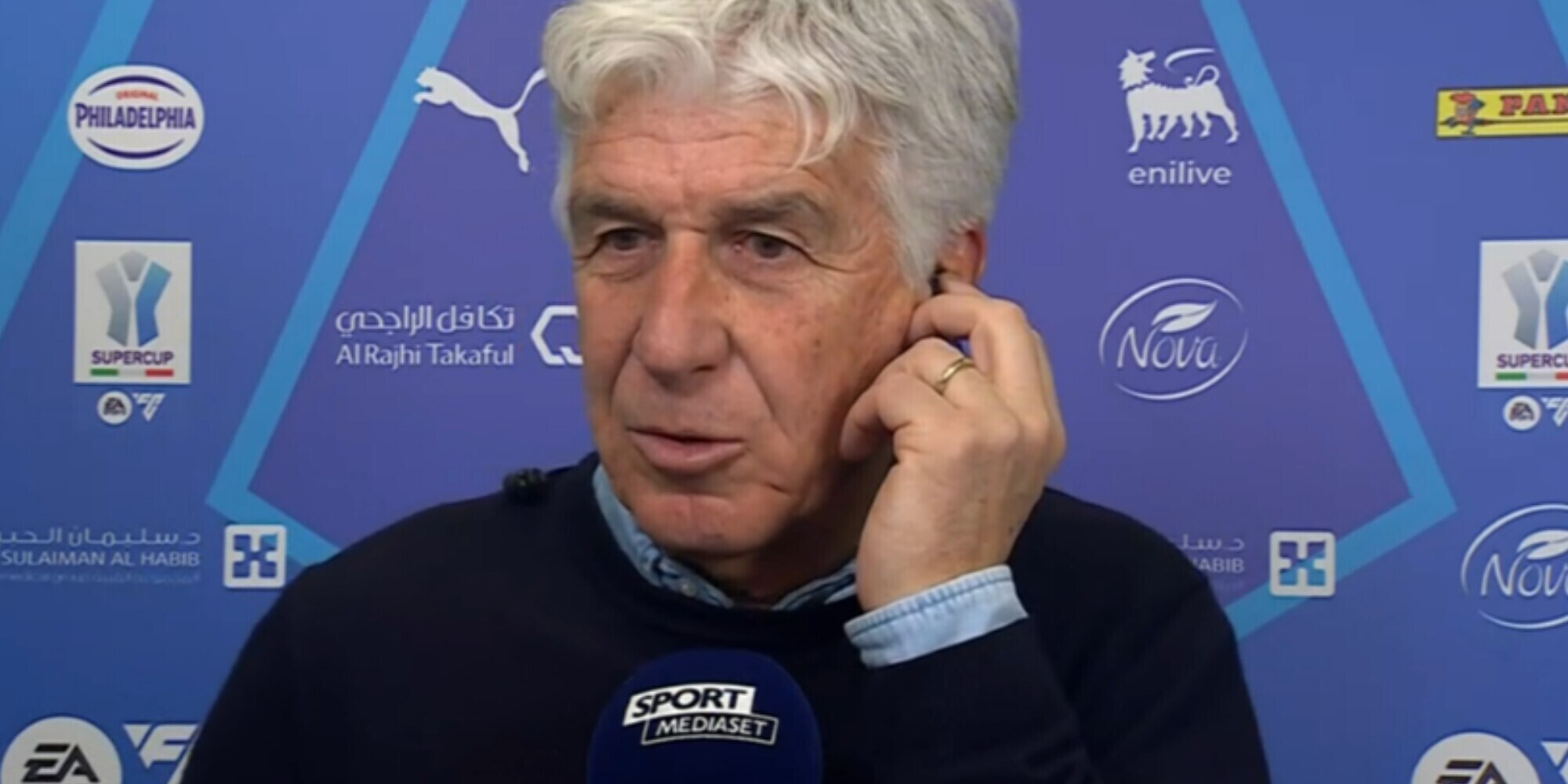 Gasperini: "Non ho snobbato la Supercoppa. Sul primo gol..."