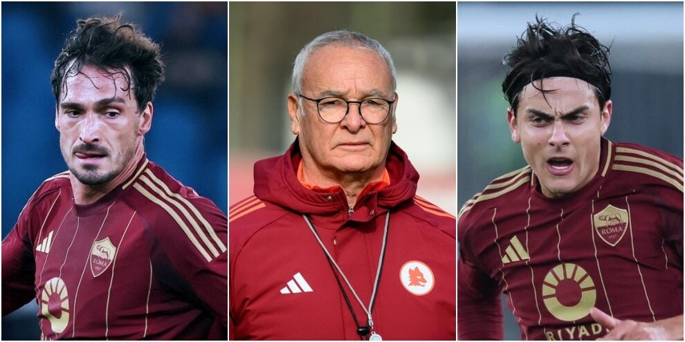 Roma-Lazio: la probabile formazione di Ranieri per il derby