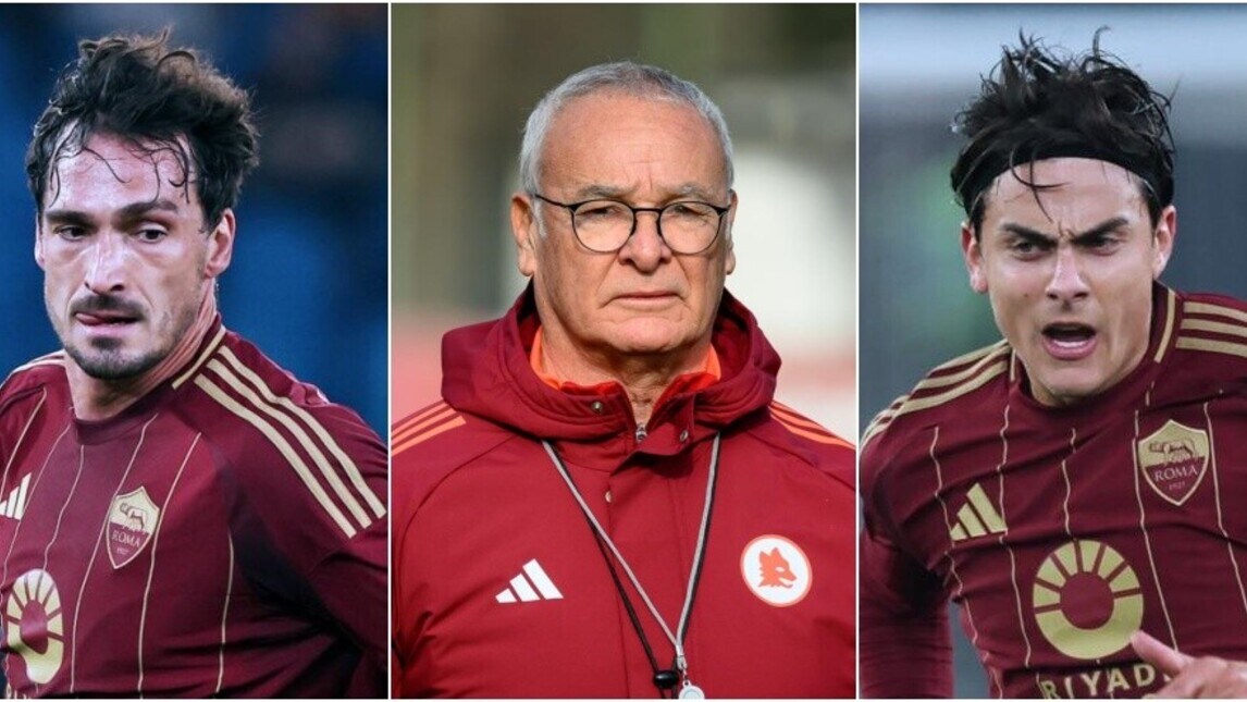 Roma-Lazio: la probabile formazione di Ranieri per il derby