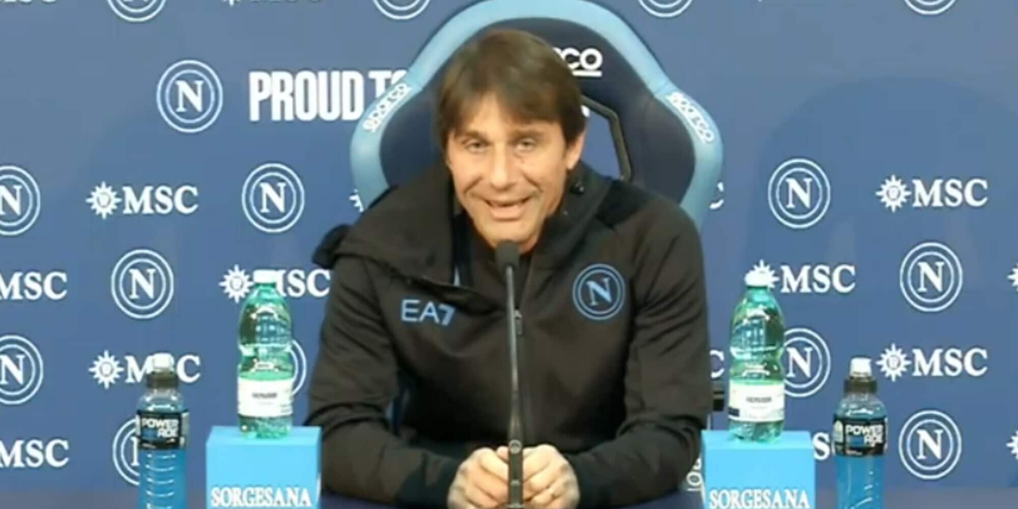 Conte: "Kvara e Politano non ci saranno contro la Fiorentina, ma il Napoli non teme nessuno". Rivivi la diretta