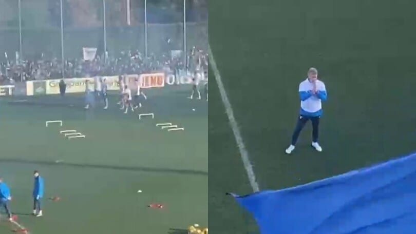 Lazio, carica derby: cori dei tifosi a Formello per Baroni e la squadra