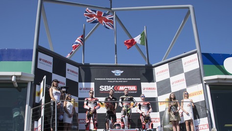 Sbk, Phillip Island: doppietta Rea, Melandri terzo