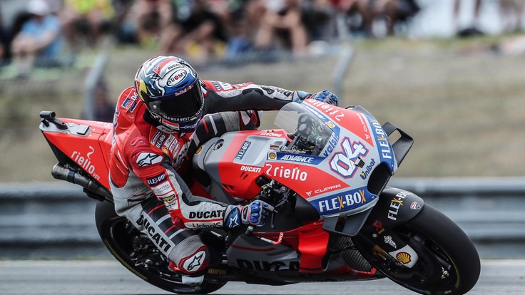 MotoGp Brno, trionfa Dovizioso, Rossi quarto
