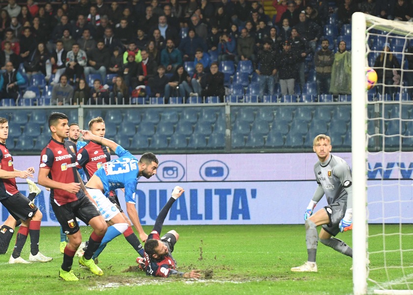 Serie A Genoa-Napoli 1-2, il tabellino