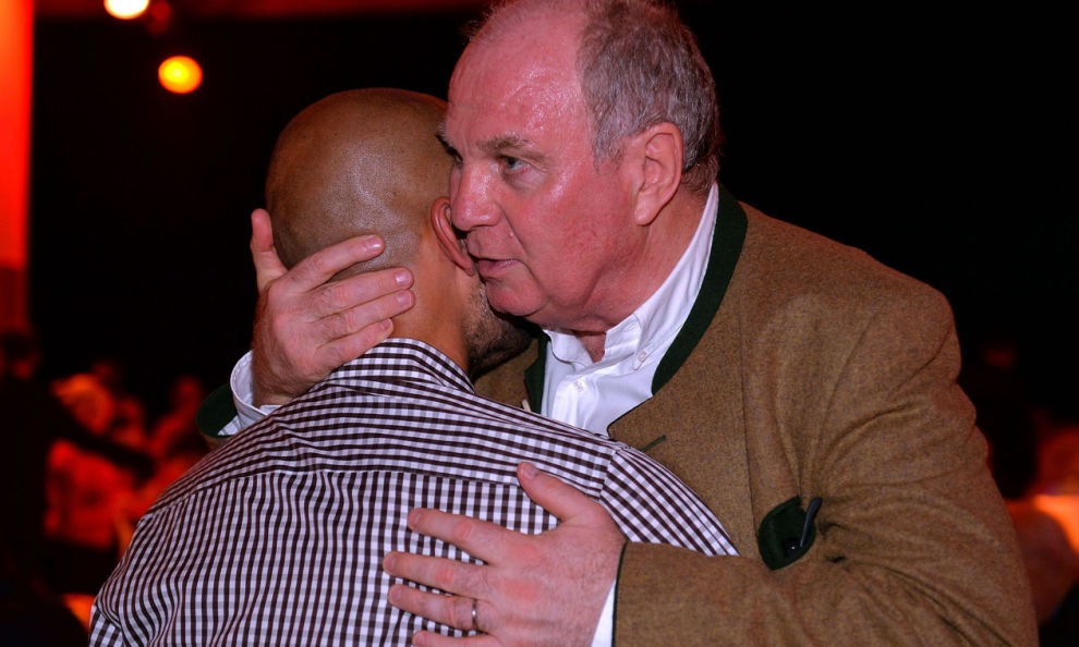 Guardiola e Ribery da Hoeness in prigione