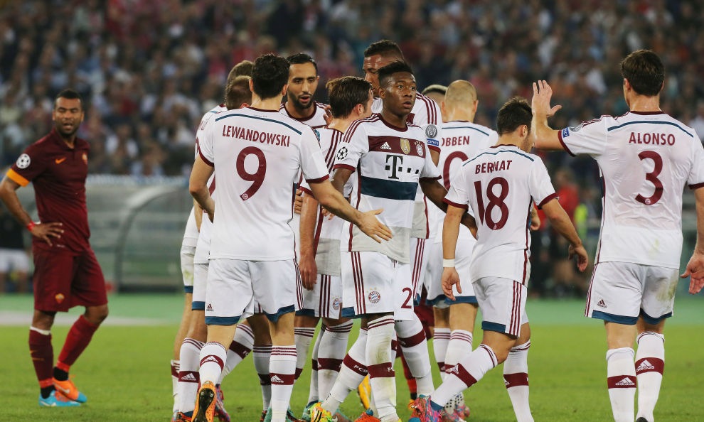 Champions League, Roma-Bayern 1-7. Robben devastante