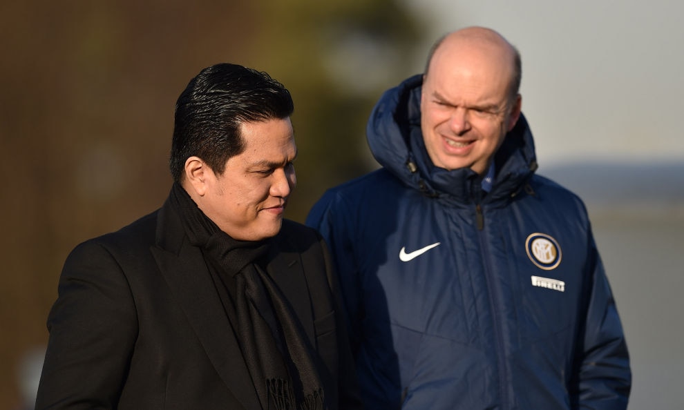 Inter, il dg Fassone assiste alla seduta