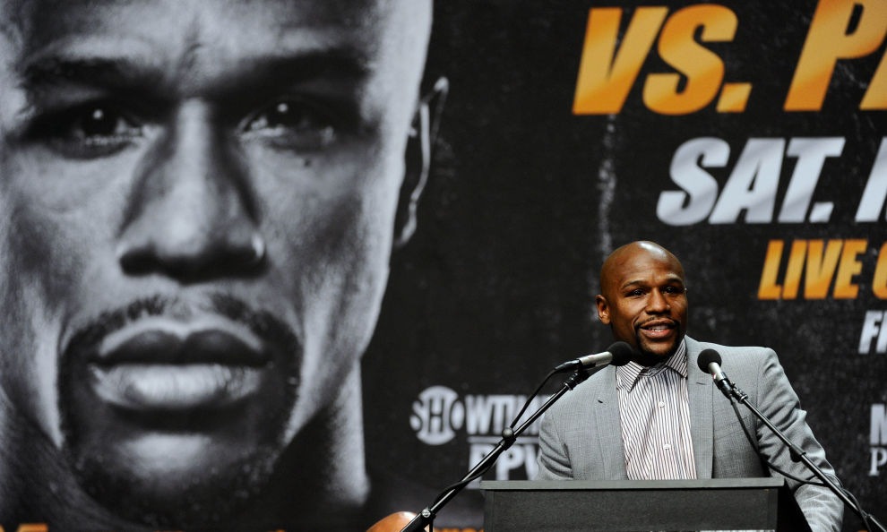 Boxe, Mayweather campione a 1,57