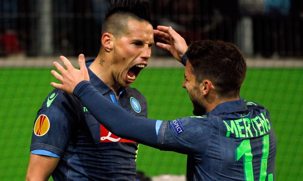 Napoli, Hamsik-Mertens titolari contro il Cesena Napoli, Hamsik-Mertens titolari contro il Cesena