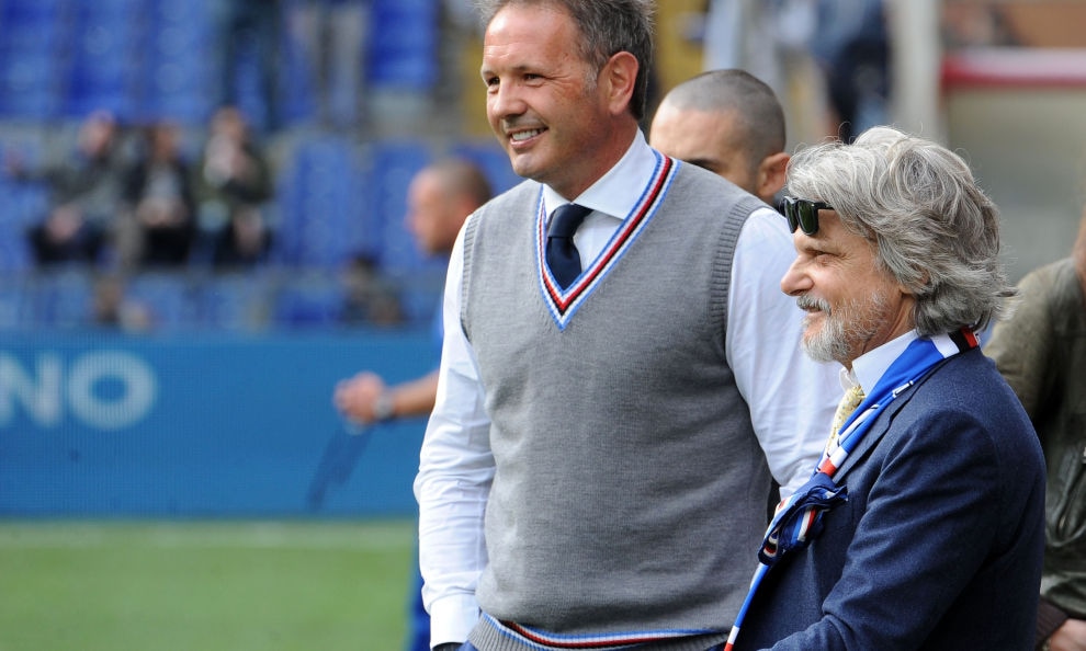 Sampdoria, c'è Ferrero per le prove anti-Napoli