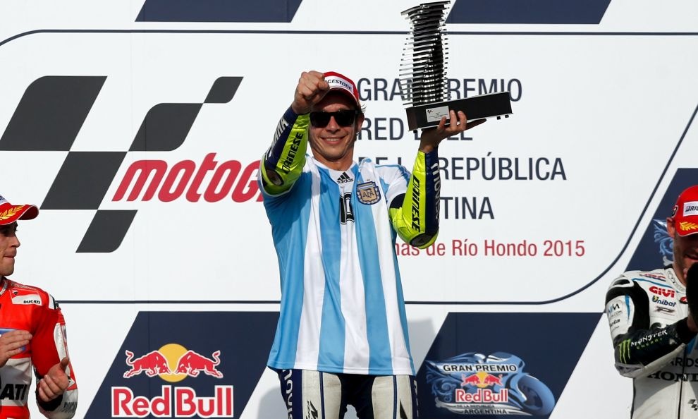 MotoGp Argentina: Rossi primo davanti a Dovizioso MotoGp Argentina: Rossi primo davanti a Dovizioso