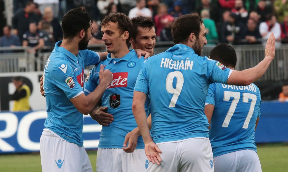 Cagliari-Napoli 0-3: Callejon e Gabbiadini show