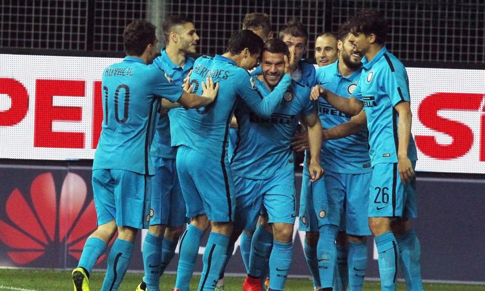 Icardi-Podolski e l'Inter vede l'Europa