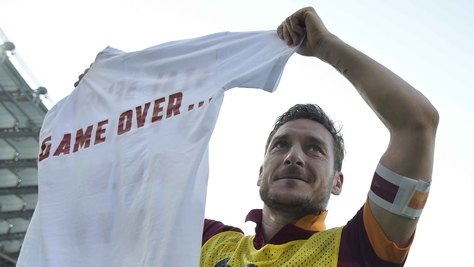 Totti: «Roma grande e io ci sono»