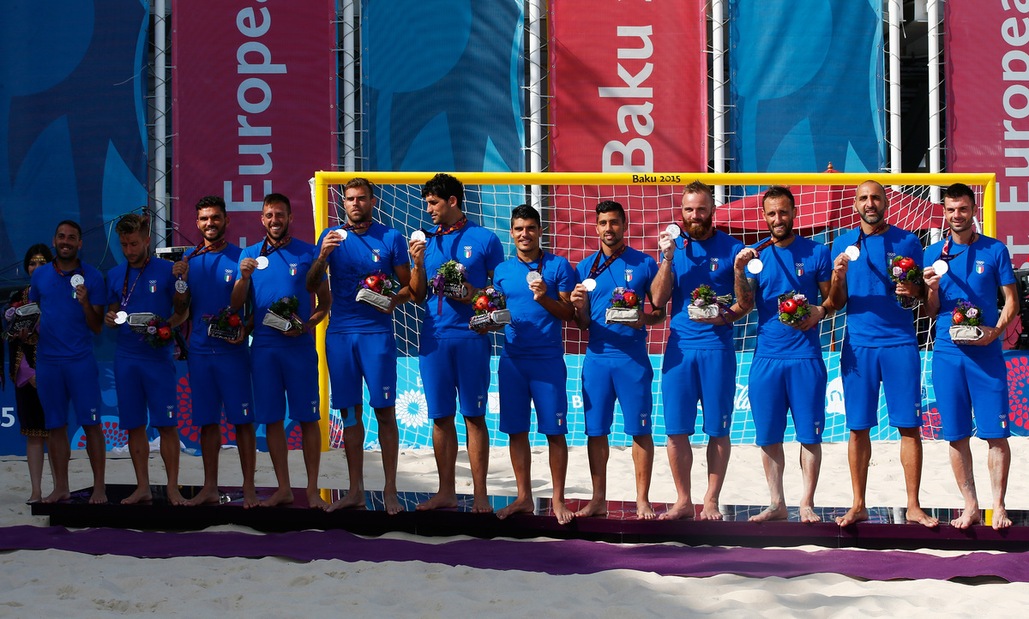 Baku, beach soccer: argento per gli azzurri