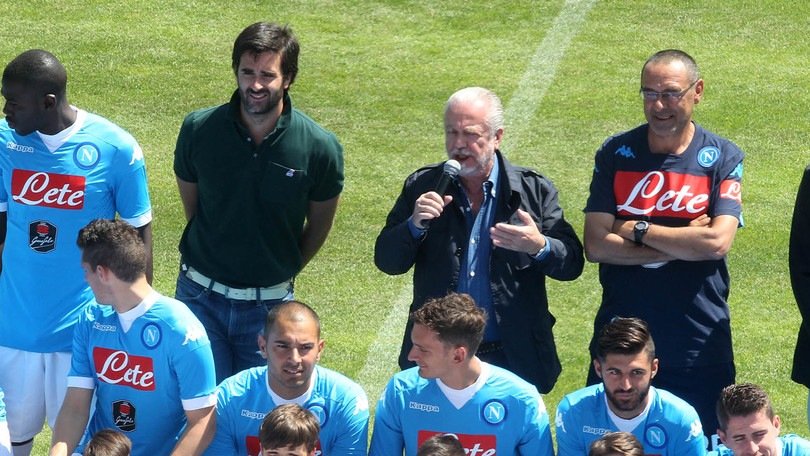 Napoli, De Laurentiis: «Con questa maglia vinceremo»
