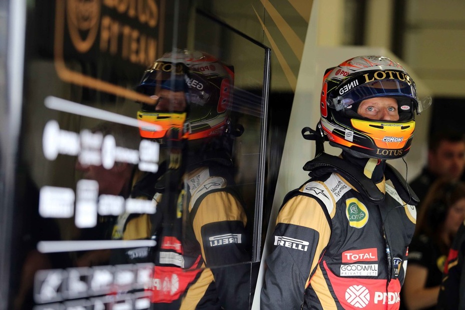 F1 Lotus, Grosjean e il cruccio delle libere