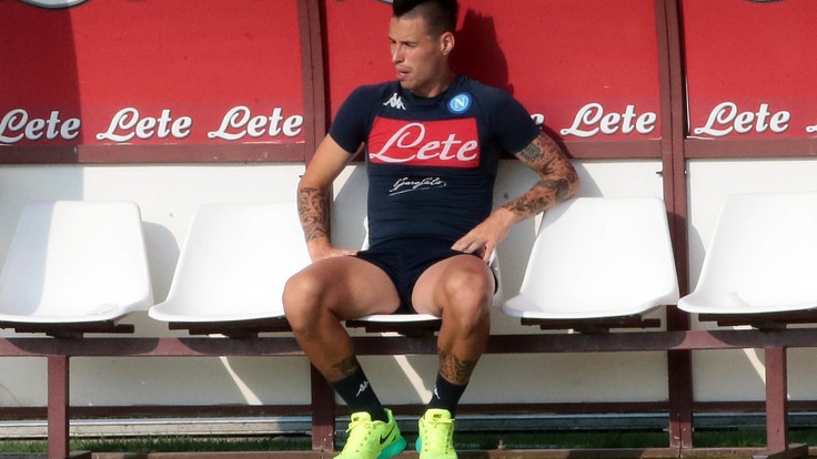 Napoli, Hamsik non si allena: guai muscolari