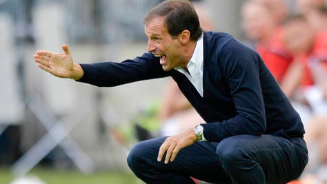 Juve, Allegri: «Brutta aria...». Allarme per Chiellini