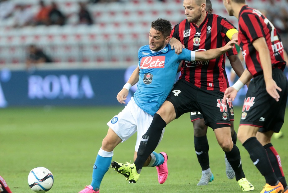 Nizza-Napoli 3-2, Callejon-Mertens gol: non basta!