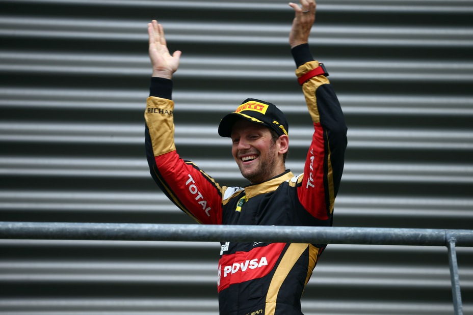 F1 Lotus, Grosjean: «Terzo posto meraviglioso»