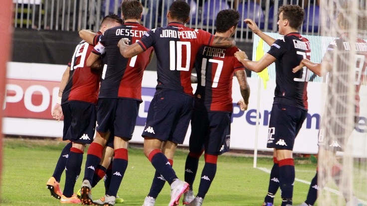 Cagliari-Cesena all'ora di pranzo