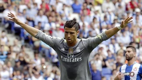 Real, Ronaldo si sblocca. Cinque gol all'Espanyol