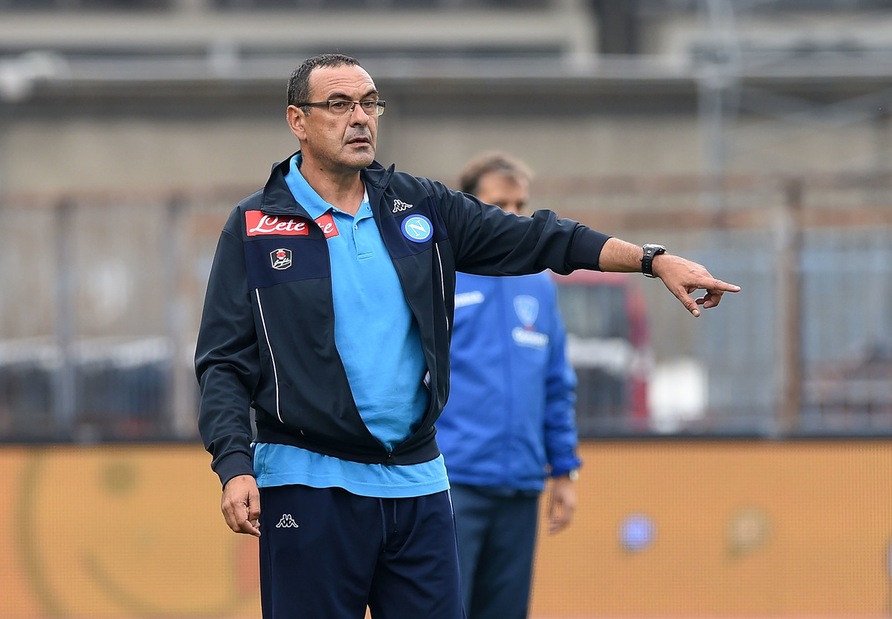 Napoli, Sarri pensa già alla gara col Brugge Napoli, Sarri pensa già alla gara col Brugge