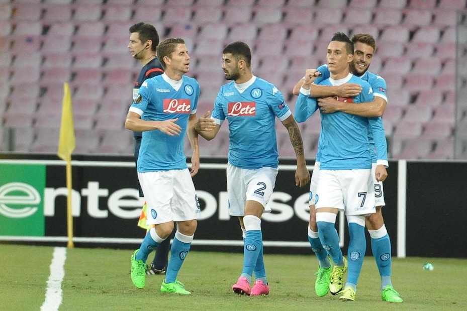 Napoli-Bruges, segui la gara in diretta