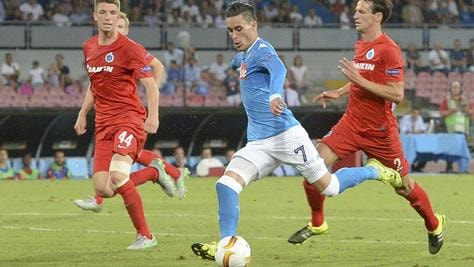 Napoli-Lazio è iniziata. Callejon: «Dente avvelenato»