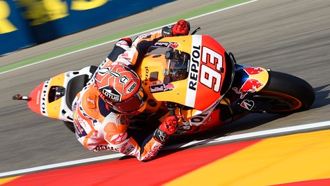 MotoGp, Aragon: Marquez vola a 1,80