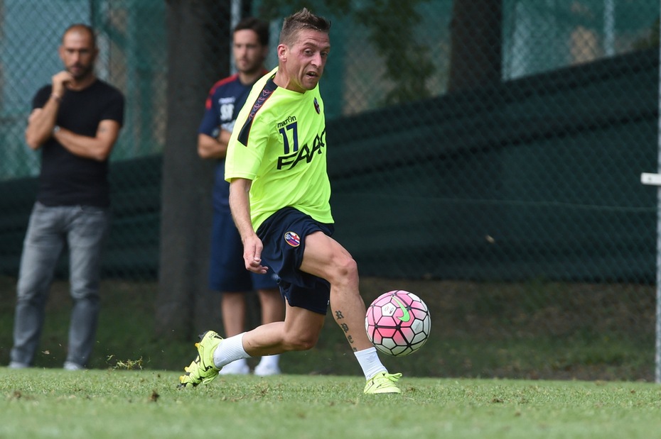 Bologna, Giaccherini: lesione all'adduttore Bologna, Giaccherini: lesione all'adduttore