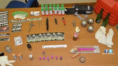 Lazio-St.Etienne, arrestati 5 tifosi francesi