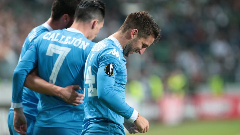 Legia Varsavia-Napoli 0-2: Mertens-Higuain, è show azzurro