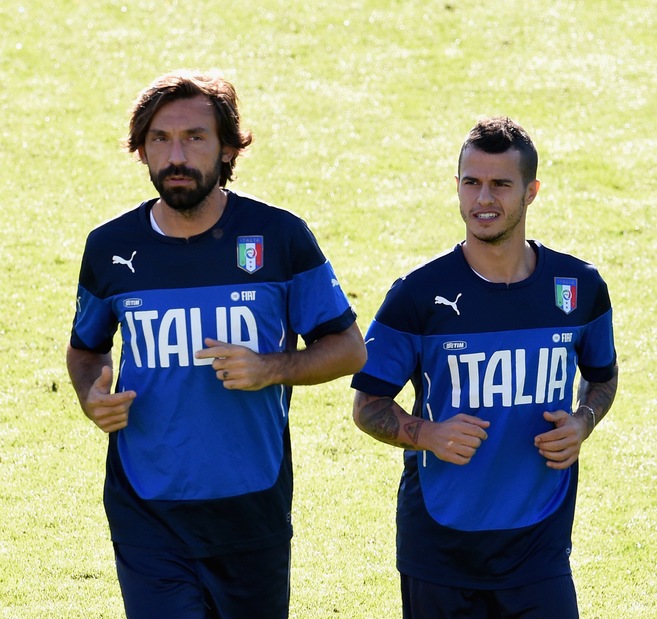 Pirlo, differenziato dopo il problema agli adduttori Pirlo, differenziato dopo il problema agli adduttori