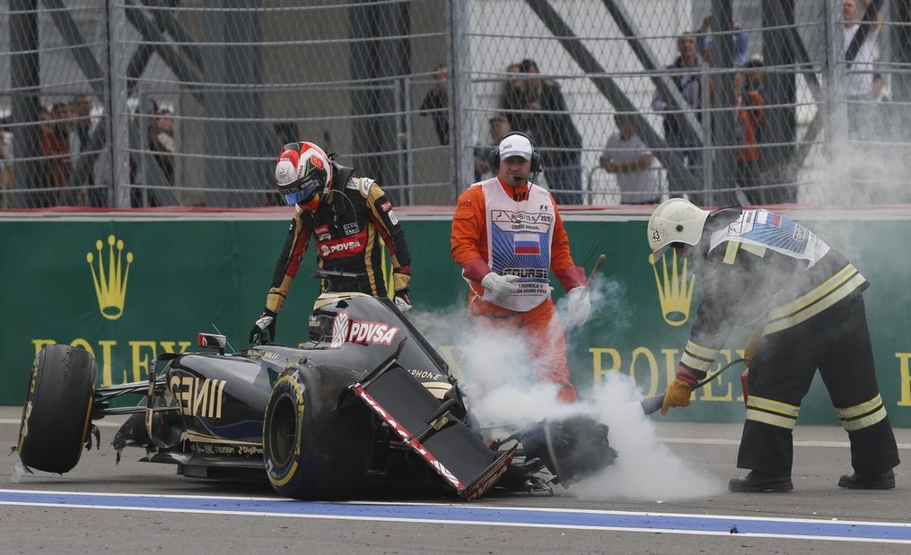 F1 Lotus, Grosjean: «Misure di sicurezza funzionano»
