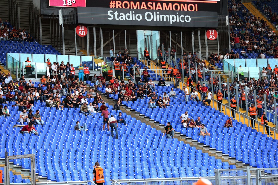 Lazio, per il derby deserto mai visto