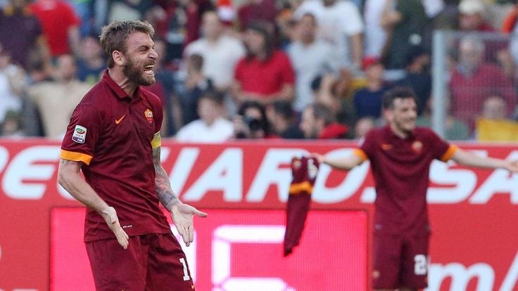 Gestaccio nel derby, De Rossi multato