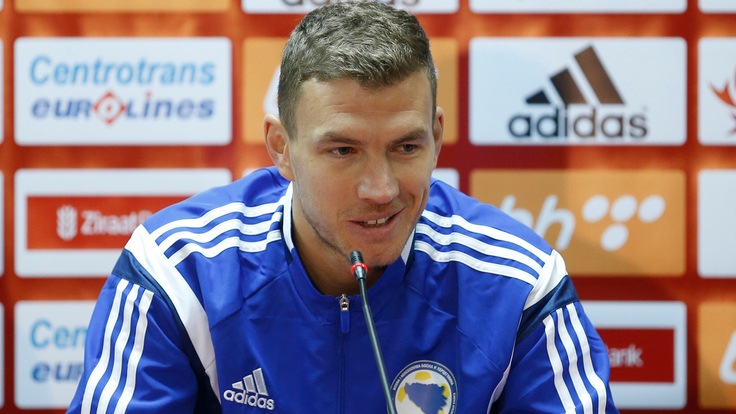 Bosnia, Dzeko: «Sto bene, dobbiamo battere l'Irlanda»