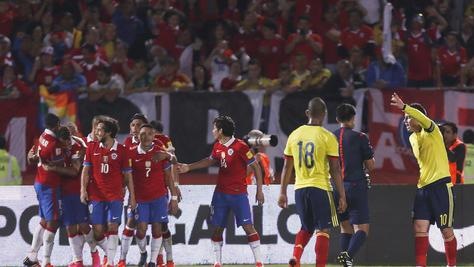 Qualificazioni Mondiali 2018: Cile-Colombia pareggiano 1-1