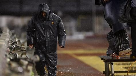 Diluvio al Monumental, salta Argentina-Brasile