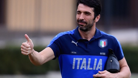 Buffon: «Conte? Spero resti ct dell'Italia» Buffon: «Conte? Spero resti ct dell'Italia»