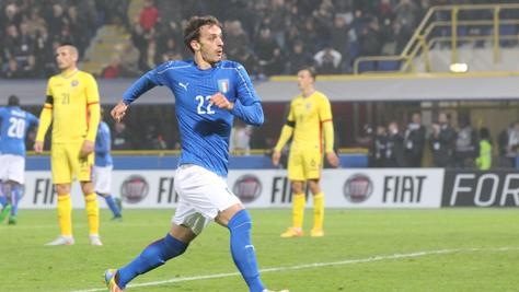Italia-Romania 2-2: Gabbiadini, gol e infortunio