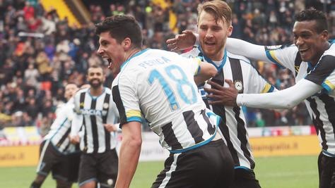 Serie A, Udinese-Atalanta 2-1: Thereau-Perica firmano l'aggancio