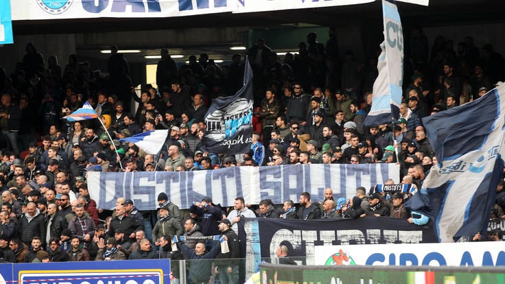 Napoli-Carpi, in Curva A solo gli abbonati