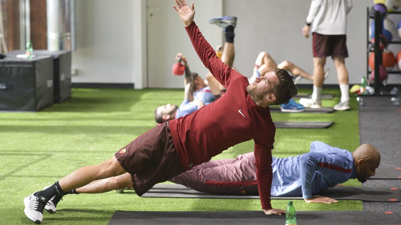 Roma, solo fisioterapia per De Rossi