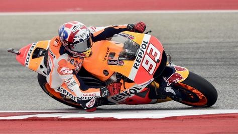 MotoGp, ad Austin dominio Marquez. Rossi out