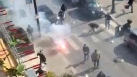 Scontri Palermo-Lazio, arrestati otto tifosi Scontri Palermo-Lazio, arrestati otto tifosi