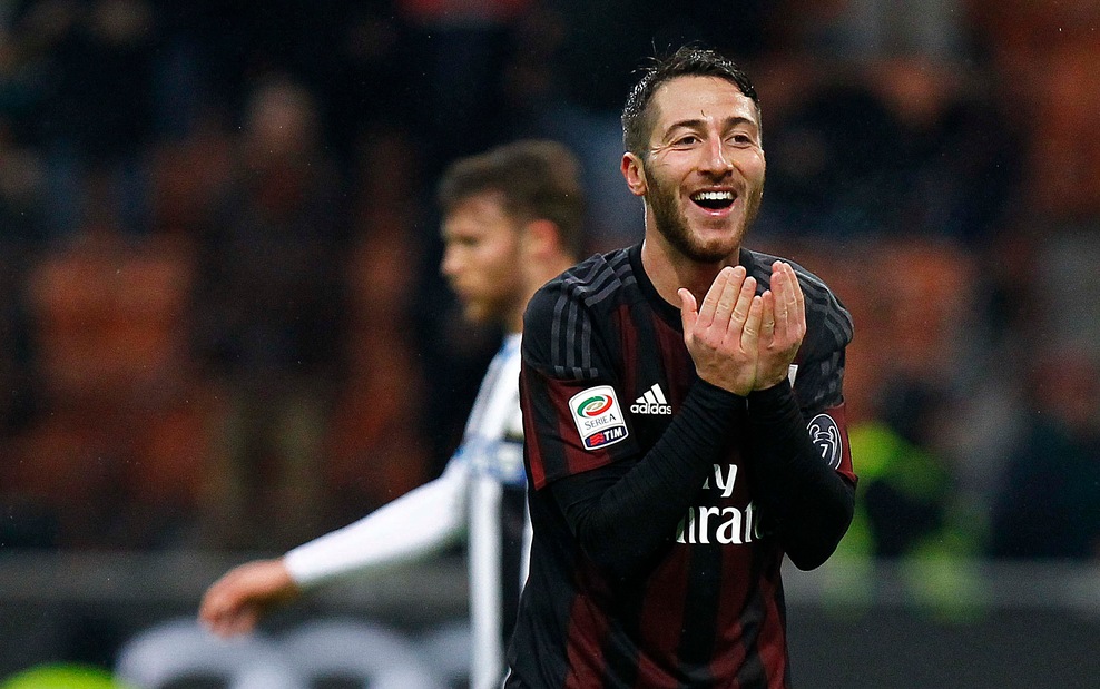 Serie A Milan, per Bertolacci lesione muscolare