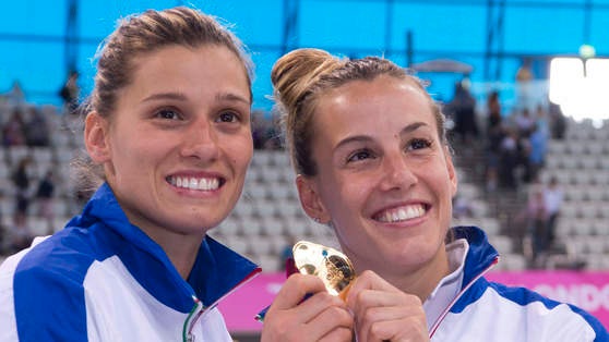 Tuffi, Europei trampolino sincro 3 metri: oro Cagnotto-Dallapè